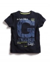 Guess All-American T-Shirt (Sizes 4 - 7) - navy, 5/6