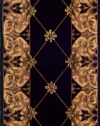 Area Rug 2x8 Runner European Ebony Color - Momeni Maison Rug from RugPal