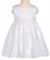 Princess Faith Ever Subtle Dress with Diaper Cover (Sizes 12M - 24M) - white, 18 months