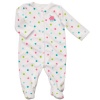 Carter's Infant Girl's Blanket Sleeper Dotted Cupcake- Newborn