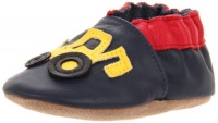 Robeez Soft Soles Digger Crib Shoe (Infant/Toddler),Navy/Red,12-18 Months (4.5-6 M US Toddler)