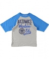 Akademiks Wisdom Ed T-Shirt (Sizes 8 - 20) - heather gray, 10 - 12