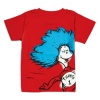 Bumkins Dr. Seuss Short Sleeve Toddler Tee, Thing 1, 3T