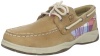 Sperry Top-Sider Girls Intrepid YG Oxford (Little Kid/Big Kid),Linen/Navy/Red,4 M US Big Kid