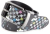 Levi's Boys 8-20 Reversible Belt With Print Detail, Multi/Black, Small