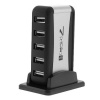 USB Highspeed 7 Port Hub w/ AC Adapter (Silver)