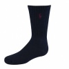 Polo Ralph Lauren boys crew socks navy 3pairs - 4-7 (shoe size 10-13)