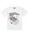 Lookin' up. This graphic t-shirt from Quiksilver will give him the edge to get through any day.