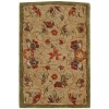 Safavieh AN525A Anatolia Collection 2-Feet by 3-Feet Handmade Hand-Spun Wool Area Rug, Beige and Green