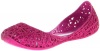 Mini Melissa Campana Zig Zag Ballet Flat (Little Kid),Pink Glitter,2 M US Little Kid