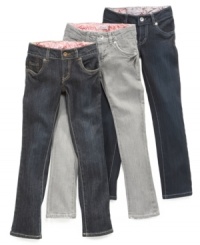 A sassy straight-leg style is a grown-up way for her to wear her favorite Levi's. (Clearance)