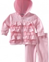 Calvin Klein Baby-Girls Newborn Hooded Top And Legging