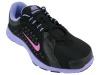 Nike Kids's NIKE FLEX SUPREME TR (GS/PS) TRAINING SHOES 4 Kids US (BLACK/VIOLA/MDM VILOET/WHITE)