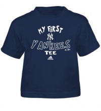 MLB Unisex Infant/Toddler New York Yankees The Other First Short Sleeve Tee, Navy, Small, 2T