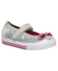 Twinkle toes. Made to shine, these Keds sneakers will match her sparkling personality.