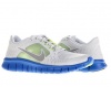 NIKE FREE RUN 3 (GS) BIG KIDS 512165-002 (4, PURE PLATINUM/REFLECT SILVER-SOAR-VOLT)