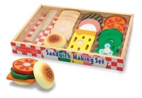 Melissa & Doug Wooden Sandwich-Making Set