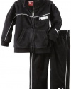 Puma - Kids Baby-Boys Infant Promo Velour Set, Black, 18 Months