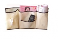 Bedside Organizer Caddy - Easy Access Bedside Hanging 4 Pocket Organizer