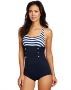 Seafolly Women's Seaview Boyleg Maillot