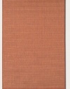 Couristan 1001/4000 Recife Saddle Stitch Terra Cotta/Natural Runner Rug, 2-Feet 3-Inch by 11-Feet 9-Inch