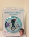 Next Play Np-475 Blue Electronics Portable CD Player FM Radio Digital LCD Display Anti-skip Protection With Headphones