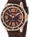 XOXO Women's XO8050 Brown Strap with Brown Bezel Analog Watch