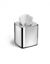 simplehuman Square Tissue Box Holder, Chrome