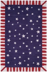 Country Heritage H645 Navy 2'3 x 11'0 Area Rug