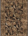 Area Rug 2x3 Rectangle Traditional Dark Brown Color - Surya Goa Rug from RugPal