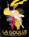 New York La Goulue French Bistro 14x20 Planked Wood Sign Wall Decor Art