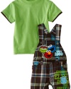 Sesame Street Baby-Boys Infant Sesame Woven Shortall Set