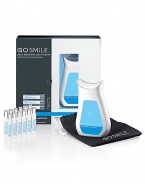 Smile Whitening Light System whitens your teeth up to eight shades in just 30 minutes! Faster than any other product on the market, the powerful Whitening Light is specially designed to work together with our whitening ampules to bring dentist-quality whitening into your home while eliminating sensitivity! Smile Whitening Light with 3V lithium battery, twelve .03 oz. Whitening ampules. 5H X 1W X 3½L 