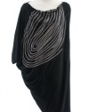 Diane von Furstenberg Black Fingerprint Wilma Joon One Shoulder Dress 4