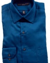 Geoffrey Beene Sateen Fitted Dress Shirt - Cameo Blue