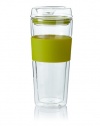 Takeya - Takeya Double Wall Glass Tea/Coffee Tumbler Green, 1 bottle