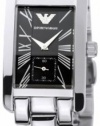 Women's Classic Stainless Steel Watch in Black Dial