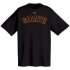 San Francisco Giants Official Wordmark Short Sleeve T-Shirt, Black