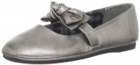 Nina Carly Ballet Flat (Toddler/Little Kid/Big Kid),Pewter Metallic,2 M US Little Kid