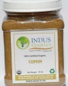 Indus Organic Cumin Seeds Powder 1 Lb Jar, Freshly Packed