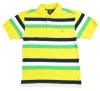 Nautica Sportwear Big Boys Striped Pique Polo (10/12, Firefly)