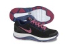 Nike Kids's NIKE LUNARGLIDE 4 (GS) RUNNING SHOES 5 (BLACK/FRBRRY/DP RYL BL/WHITE)