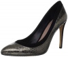 Vince Camuto Women's VC-Norrow Pump,Golden Black/Black,6.5 M US