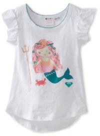 Roxy Kids Girls 2-6X Teenie Wahine Cross My Heart Top, Sea Salt, Small