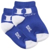 NCAA Duke Blue Devils Infant Duke Blue-White Team Logo Bootie Socks