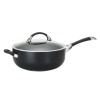 Circulon Symmetry Hard Anodized Nonstick Covered Chef Pan with Helper Handle, 6-Quart