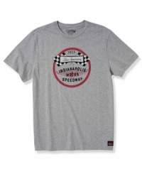 Get your casual wardrobe up to speed with this graphic tee from Izod for Indy 500.