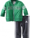 adidas Baby-Boys Infant ITB Teamtricot Set, Bright Green, 24 Months