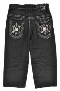 Akademiks Toddler Boys Dark Black Jeans Pant