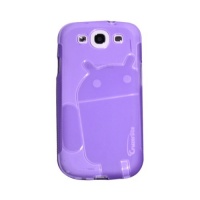 Androidified CruzerLite TPU Case for Samsung Galaxy S III - Translucent Purple